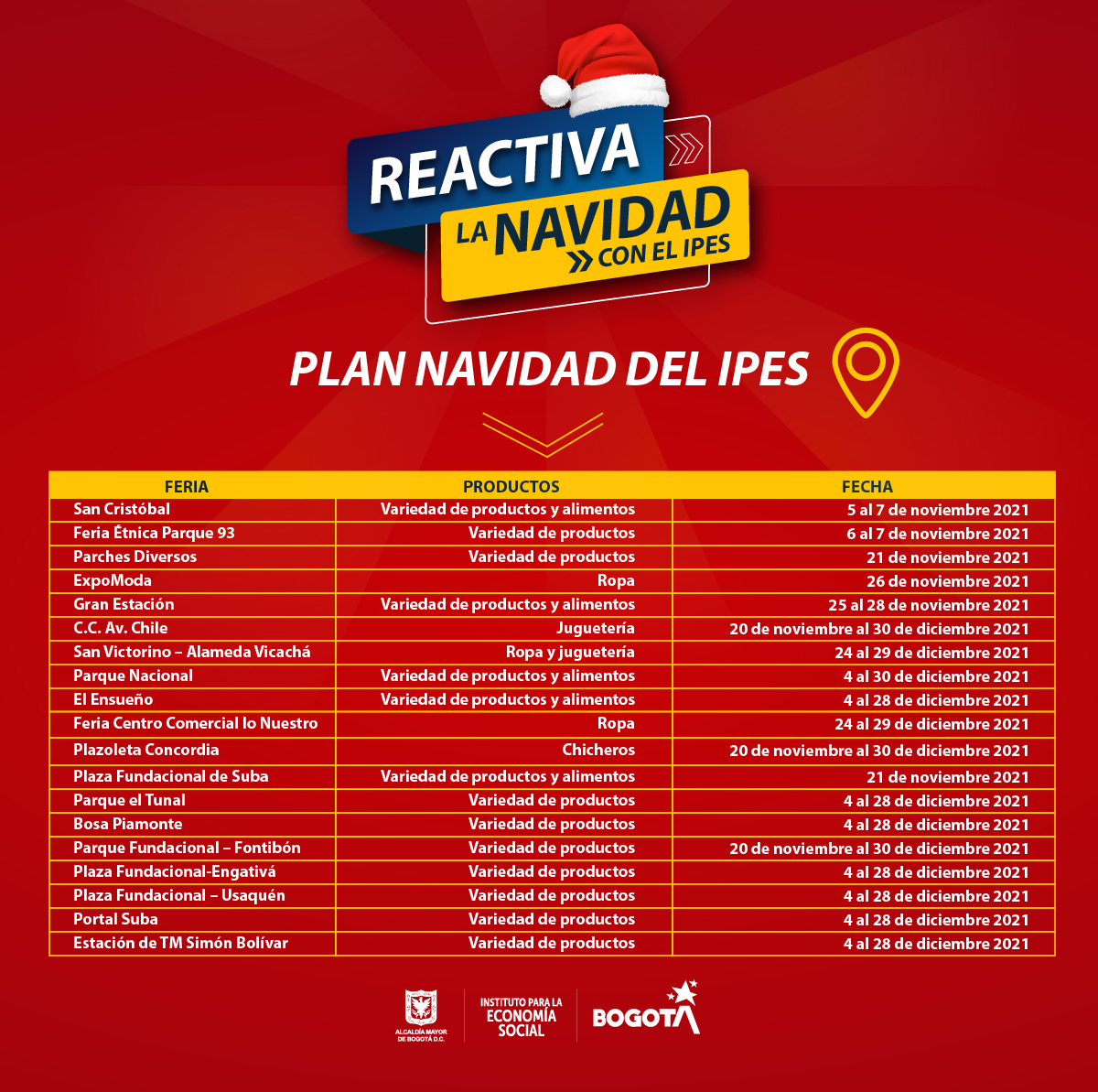 Reactivate con el plan Navideño