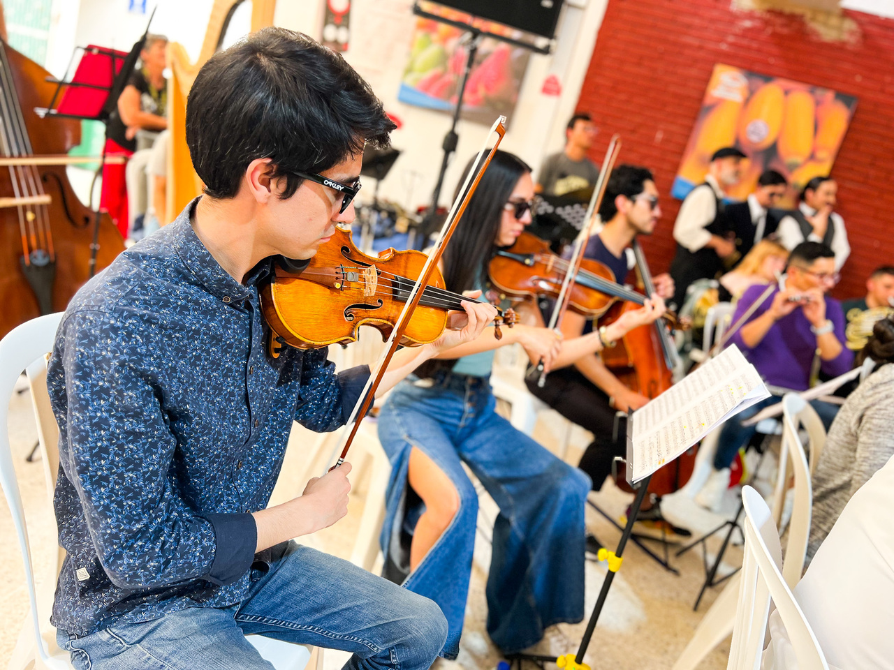 El arte se vivió en la Plaza Distrital de Mercado Doce de Octubre