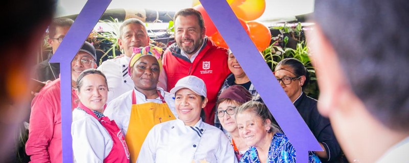 Cumpleaños de Bogotá plaza de maercado la Perseverancia