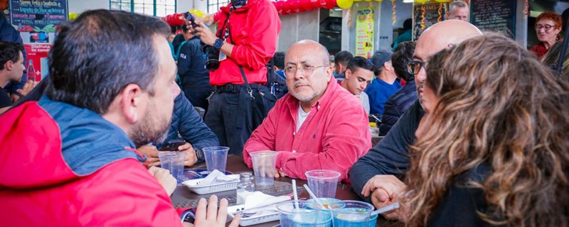 Cumpleaños de Bogotá plaza de mercado la Perseverancia