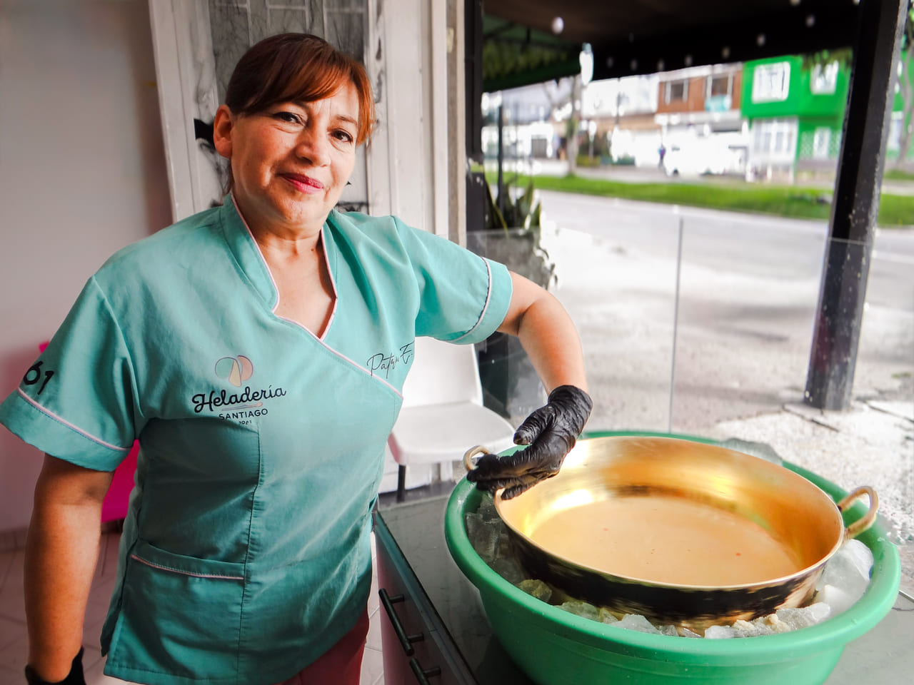 Patricia Erazo helado de paila