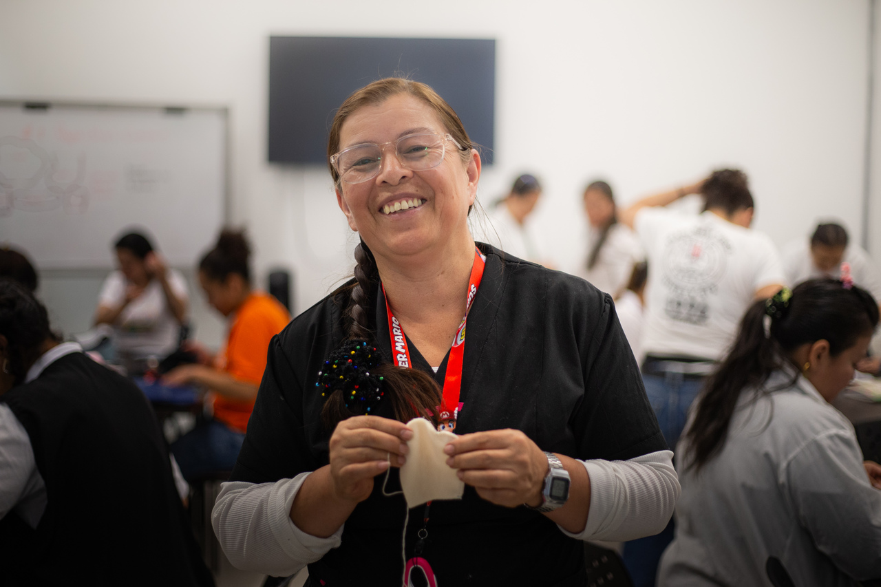 Myriam Roa, beneficiaria de los programas de Formación