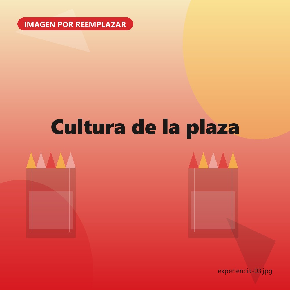 Fotografía de una plaza de mercado